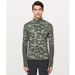 Lululemon Surge Warm Shield 1/2 zip - Pixel Camo
